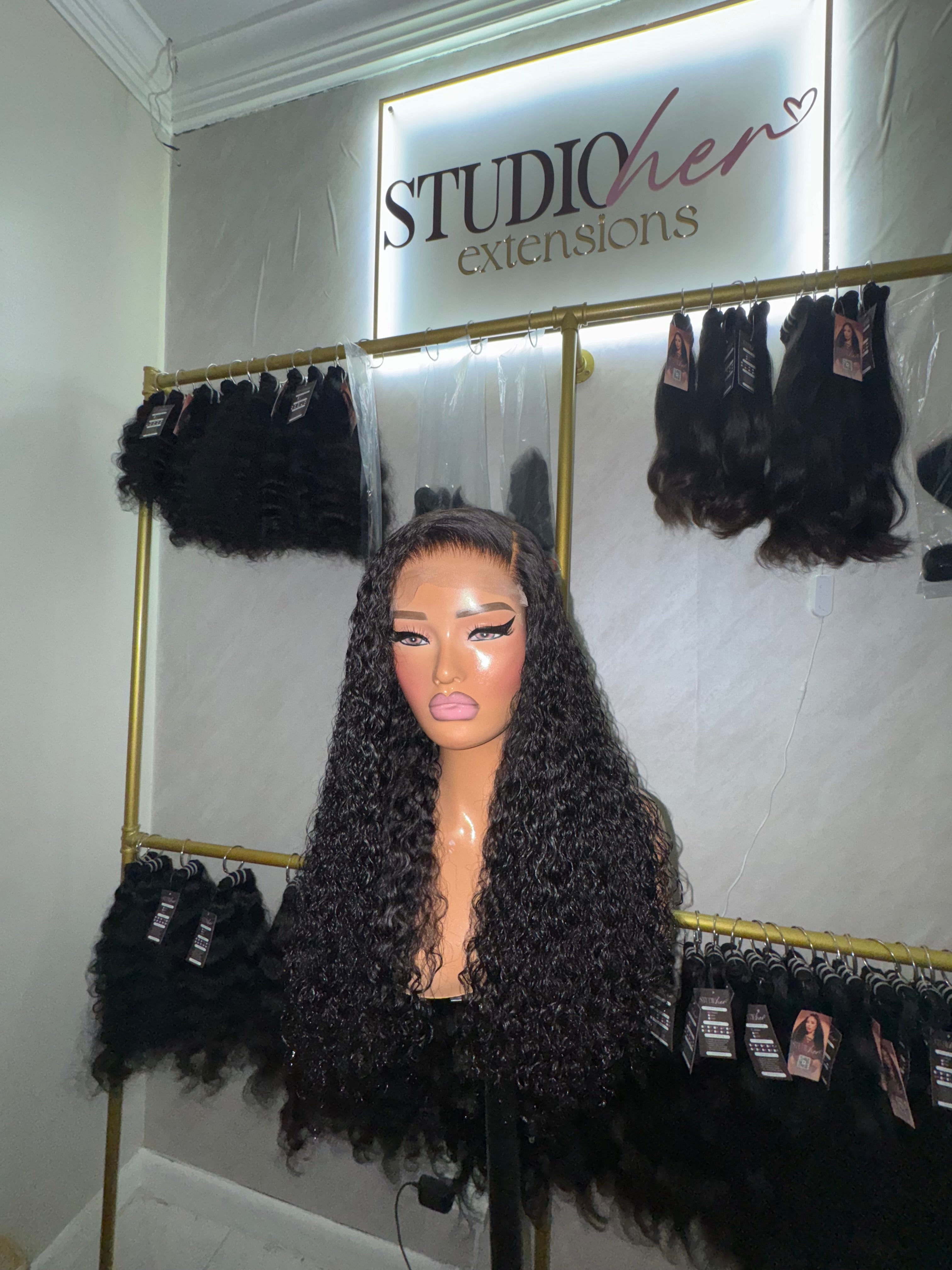 20” Burmese Curly Wig 5x5 HD
