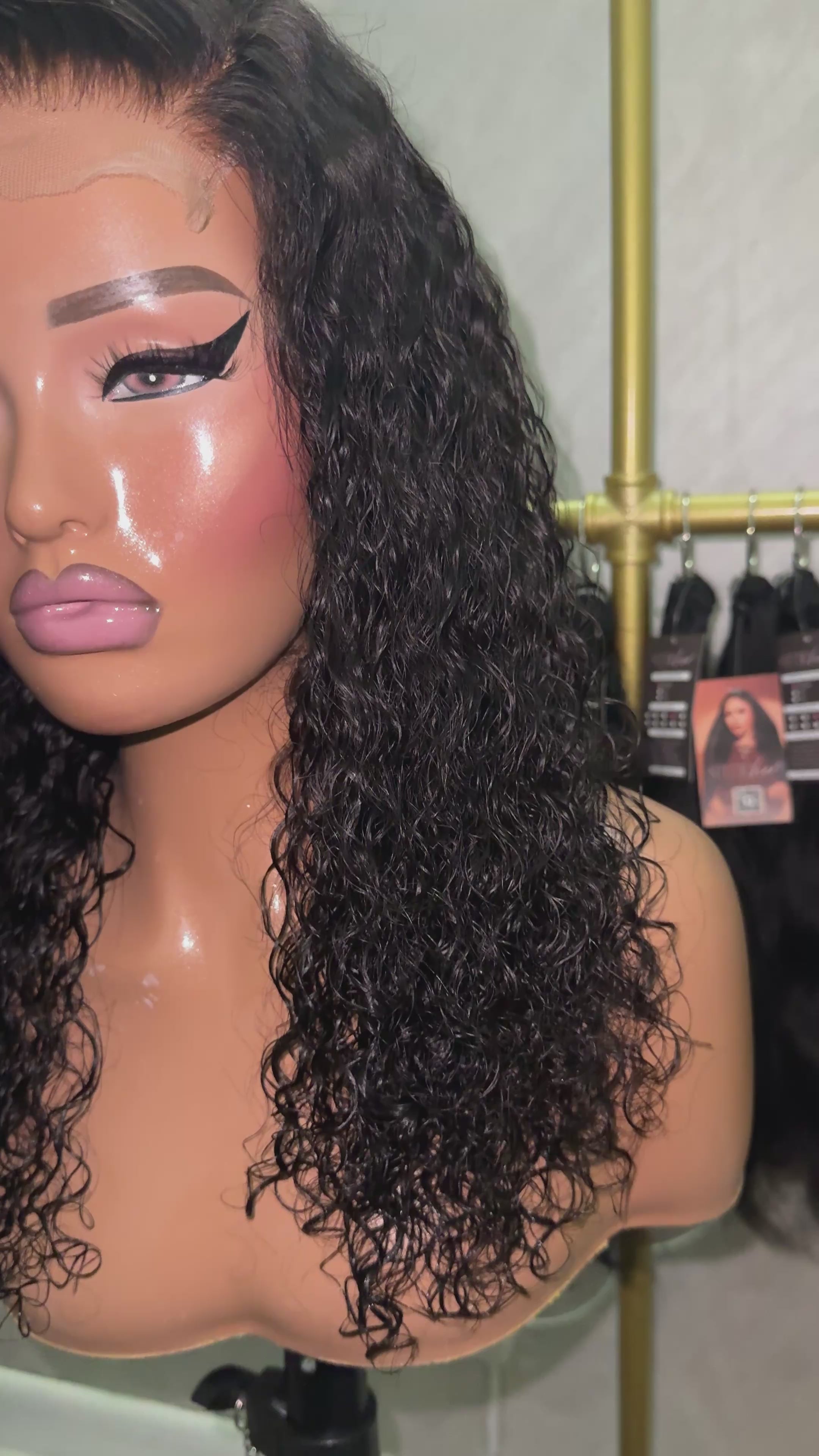 14” Indian Curly 5x5 HD Wig